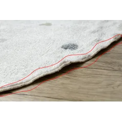 Tapis moderne BONO 724 en crème et gris clair