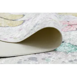 Tapis BAMBINO 1610, tissu antidérapant avec motif de papillons