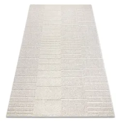 Tapis FLUX 461.3.AE121 Laine mélangée OSTA - Géométrique, structurel, style loft Beige / Gris