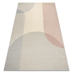 Tapis FLUX 461.7.AE990 laine OSTA - Géométrique, structuré, loft beige / gris