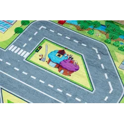 Tapis BAMBINO 9028, idéal pour jouer et apprendre dans la chambre d'enfants