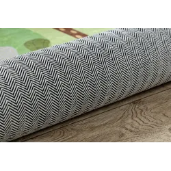 Tapis BAMBINO 50200 avec motifs de rues, idéal pour le jardin ou la terrasse