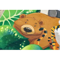 Tapis coloré BAMBINO 2651, idéal pour jouer