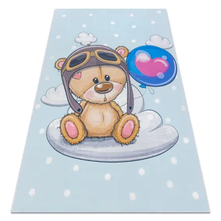 Tapis BAMBINO 43030 Ours en peluche, antidérapant pour la chambre d'enfants