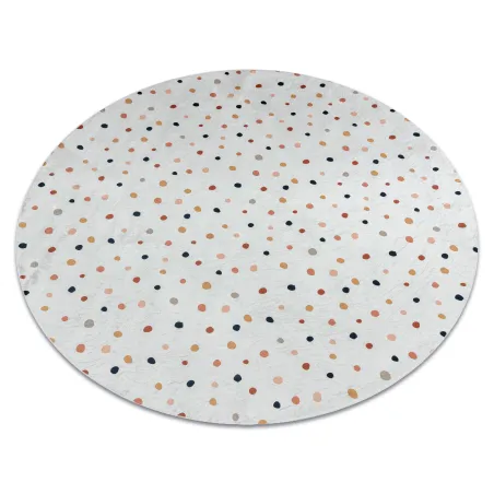 Tapis BAMBINO 47890 à pois, antidérapant, parfait pour la chambre d'enfant