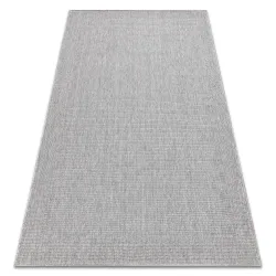 Tapis TIMO 5979 SISAL extérieur cadre gris clair - PRODUIT DE DEUXIÈME QUALITÉ