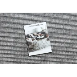 Tapis TIMO 5979 gris clair, accessoire élégant pour jardin ou terrasse