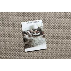 Tapis beige TIMO 6272 en sisal pour extérieur, chic et durable