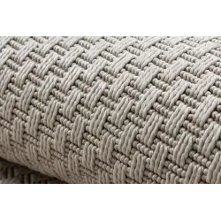 Tapis TIMO 6272 beige, parfait pour un usage extérieur