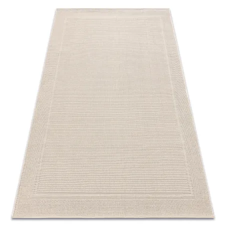 Tapis TIMO 5979 en sisal beige pour extérieur - PRODUIT DE DEUXIÈME QUALITÉ, durable