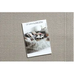 Tapis de couloir TIMO 5979 en sisal beige, idéal pour un style contemporain
