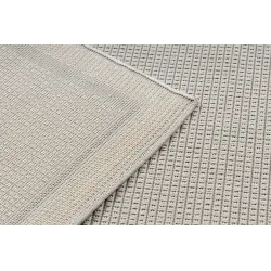 Tapis TIMO 5979 en sisal doux beige, agréable au toucher et durable
