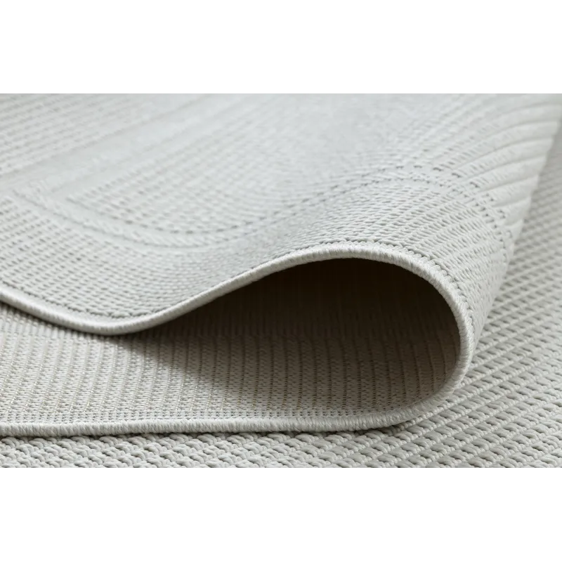 Tapis TIMO 5979 en matériau naturel pour l'extérieur