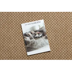 Tapis TIMO 6272 en sisal extérieur beige foncé, élégant et pratique