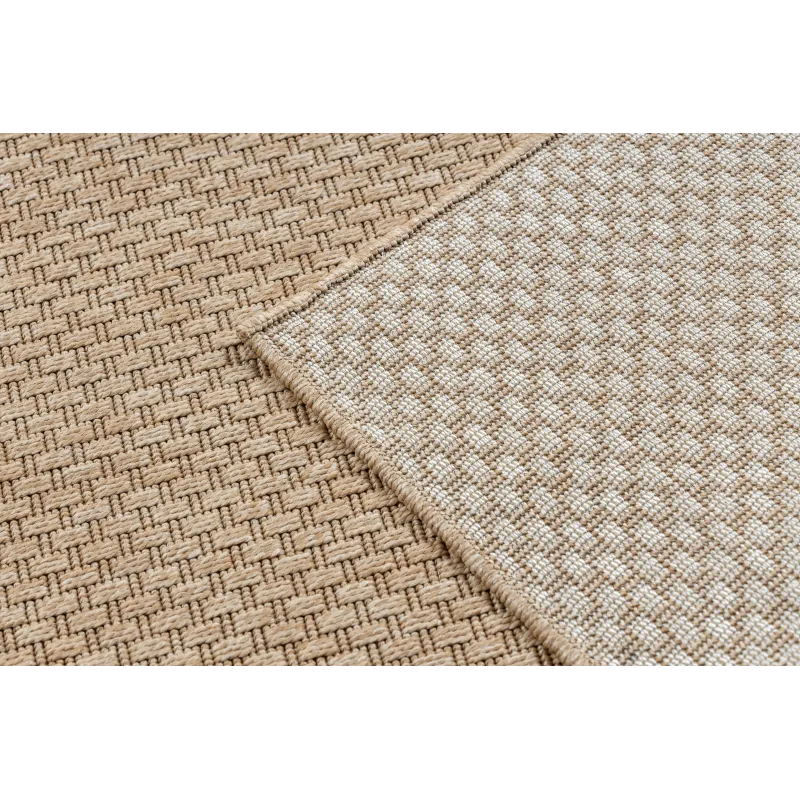 Tapis TIMO 6272 en sisal naturel, durable et adapté à l'extérieur