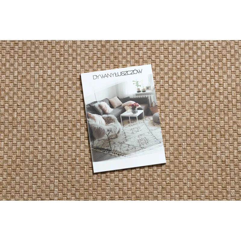 Tapis TIMO 5979 en beige foncé, design élégant, parfait pour l'intérieur