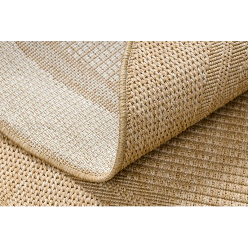 Tapis TIMO 5979 de couleur beige foncé pour l'extérieur
