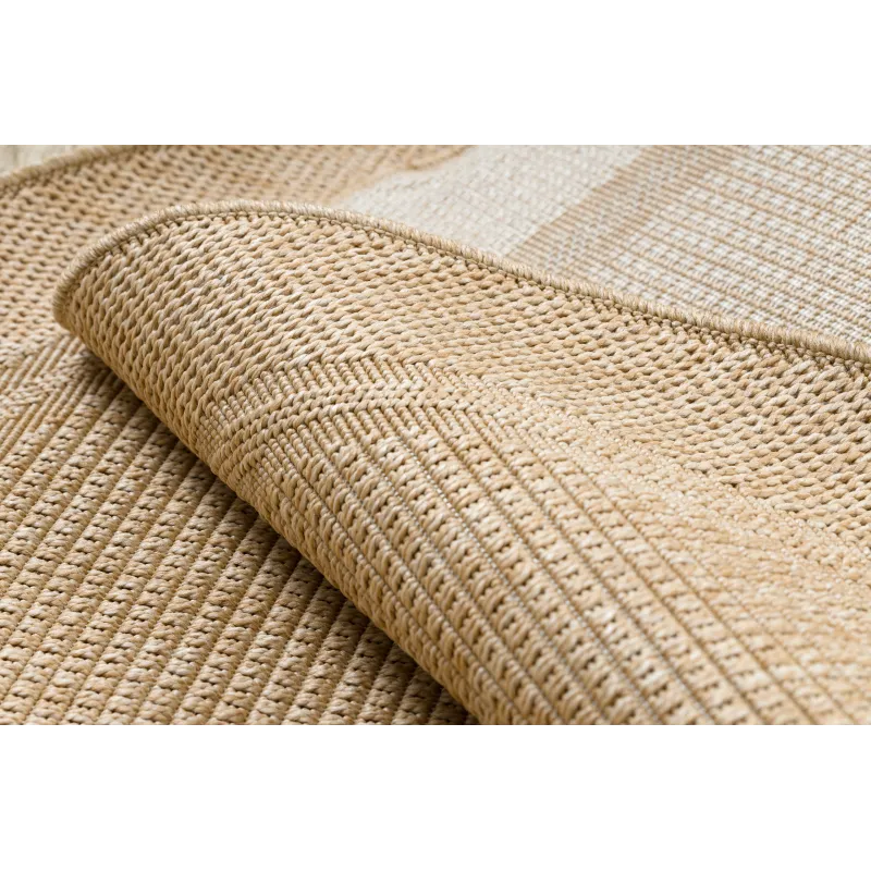 Tapis TIMO 5979 en sisal naturel pour le jardin