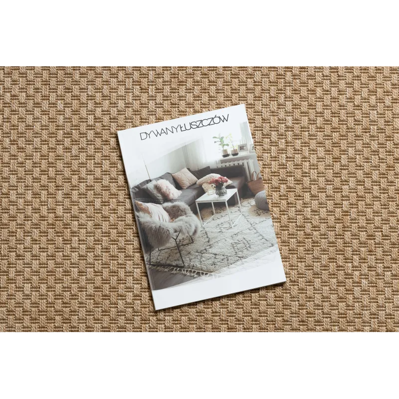 Tapis TIMO 6272 en beige foncé, idéal pour des espaces extérieurs raffinés