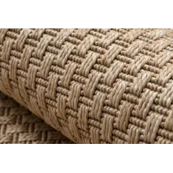 Tapis en sisal TIMO 6272, idéal pour se détendre à l'extérieur