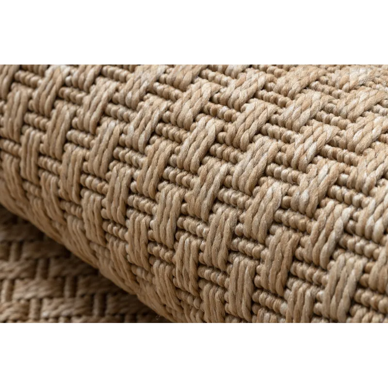 Tapis en sisal TIMO 6272, idéal pour se détendre à l'extérieur
