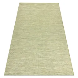 Tapis SIZAL PATIO 2778 vert, tissé à plat, produit de deuxième qualité, pour la maison