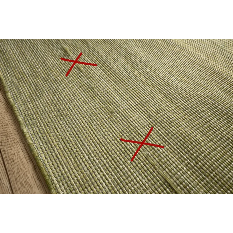 Tapis SIZAL PATIO 2778 vert, parfait pour des intérieurs modernes