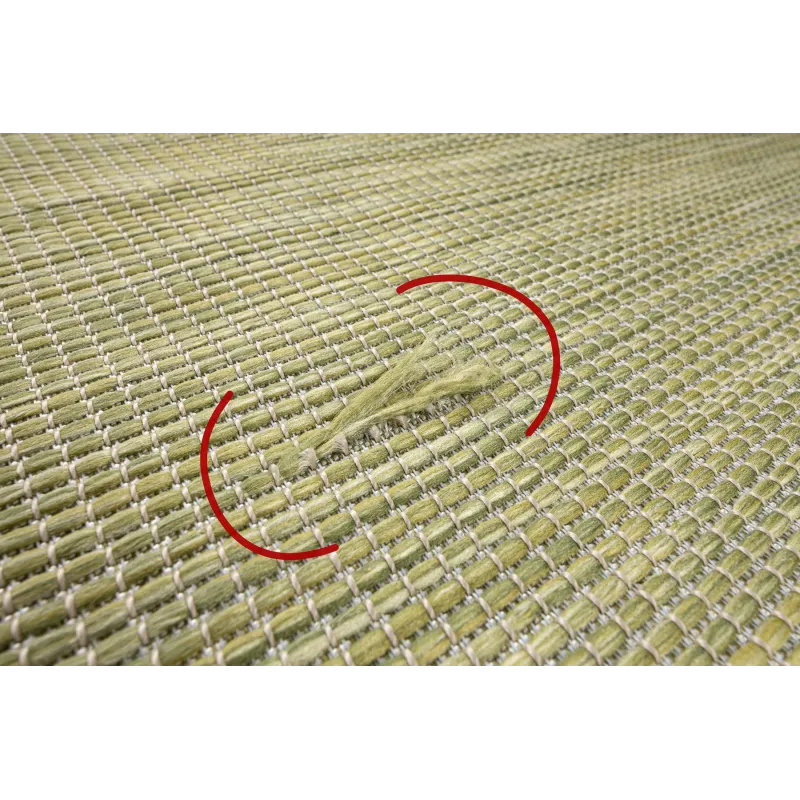 Tapis SIZAL PATIO 2778 vert, parfait pour le salon ou la chambre