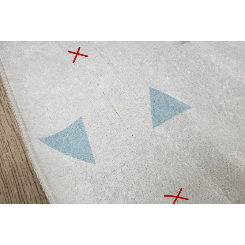 Tapis blanc pour enfants avec tigre - élégant et pratique