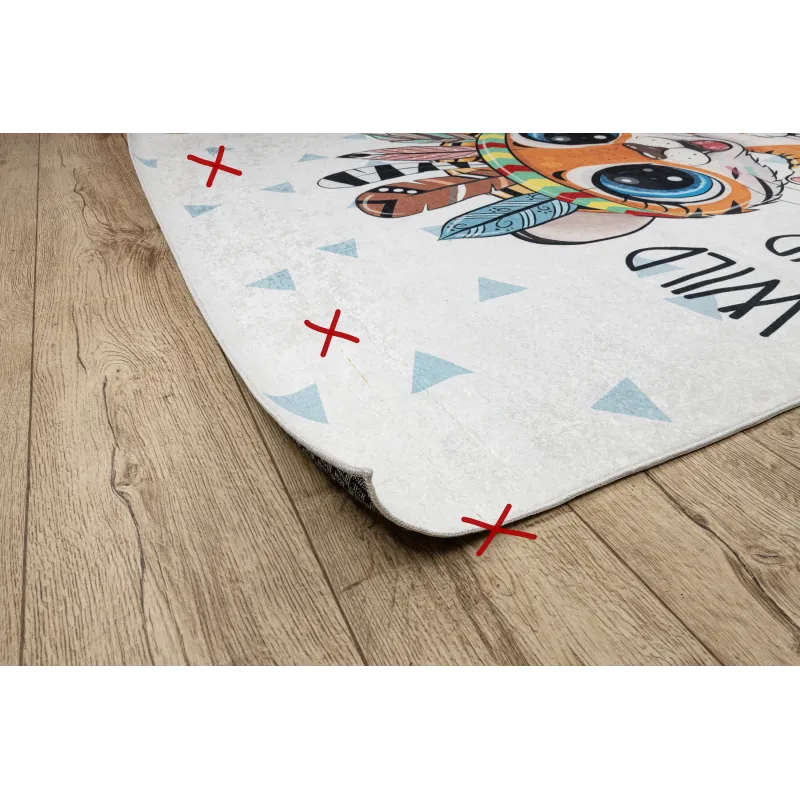 Tapis doux pour enfants en tissu antidérapant - parfait pour jouer