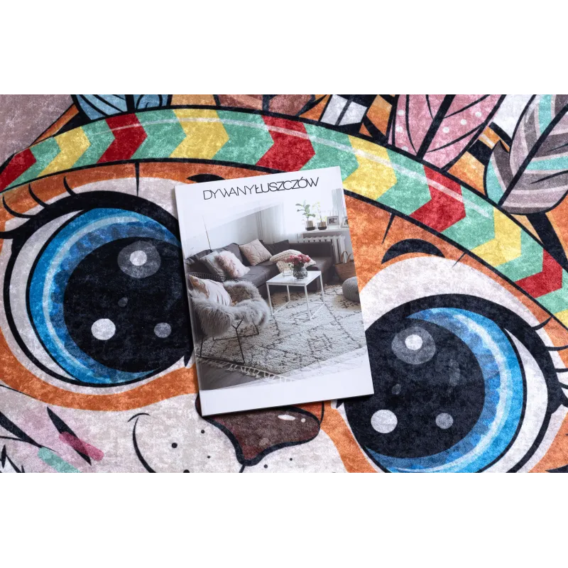 Tapis pour enfants avec motif tigre - idéal pour la chambre d'enfant