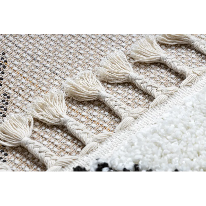 Le tapis BERBER CROSS blanc - choix fonctionnel pour tous les espaces