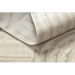 Dywan BALANCE 1918 taupe - Geometryczny, strukturalny, glamour 