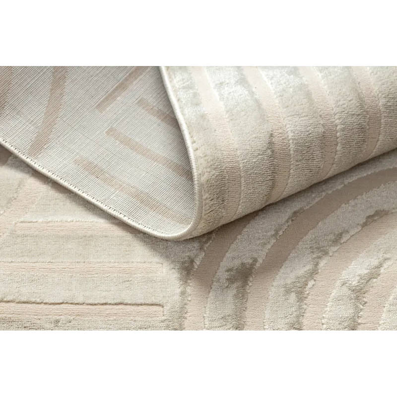 Dywan BALANCE 1918 taupe - Geometryczny, strukturalny, glamour 