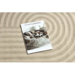 Dywan BALANCE 1921 taupe - Geometryczny, strukturalny, glamour 