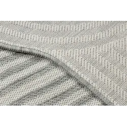 Dywan ORGANIC 2131 sizal Geometryczny ecru / szary - naturalny, nowoczesny nieregularny kształt