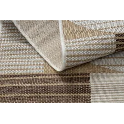 Dywan ORGANIC 2769 sizal Geometryczny ecru / naturalny - nowoczesny nieregularny kształt