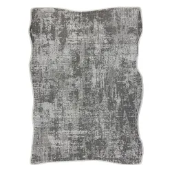 Tapis ORGANIC 2755 Sisal Abstraction Crème / Gris - naturel, moderne forme irrégulière