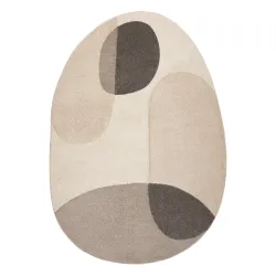Tapis FUSION 5706 crème / beige Forme - Géométrique, moderne, abstrait, irrégulier