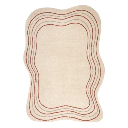 Dywan FUSION 5707 krem / terakota Shape - Abstrakcja, nowoczesny, abstrakcyjny, nieregularny