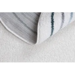 Dywan FUSION 5707 biały / ciemny zielony Shape - Abstrakcja, nowoczesny, abstrakcyjny, nieregularny