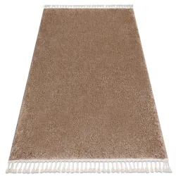 Tapis BERBER 9000 beige Franges berbères marocain shaggy