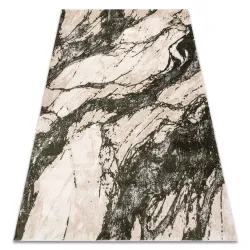 Tapis ALLURE 4759 Marbre - Structuré, élégant, glamour beige / vert