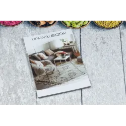 Dywan do prania ANDRE 33200 Przyprawy, do kuchni, antypoślizgowy - srebrny / beż