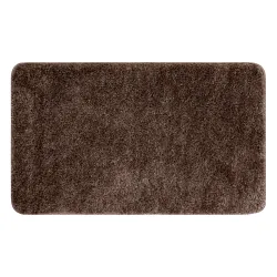 Tapis de salle de bain SYNERGY glamour, antidérapant, doux - lurex beige