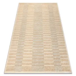 Tapis FLUX 461.124.SA110 Laine OSTA - Géométrique, structuré, Loft Beige / Crème