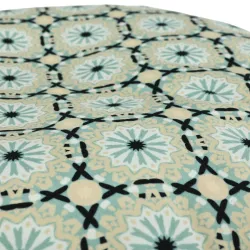 Pouf Repose-pieds Rond - Tissu Imprimé Premium – vue 90