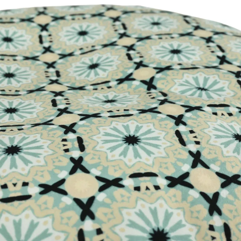 Pouf Repose-pieds Rond - Tissu Imprimé Premium – vue 90