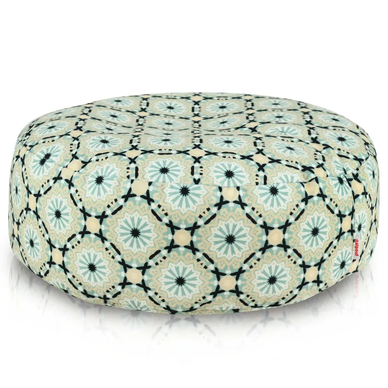 Pouf Repose-pieds Rond - Tissu Imprimé Premium – vue 89