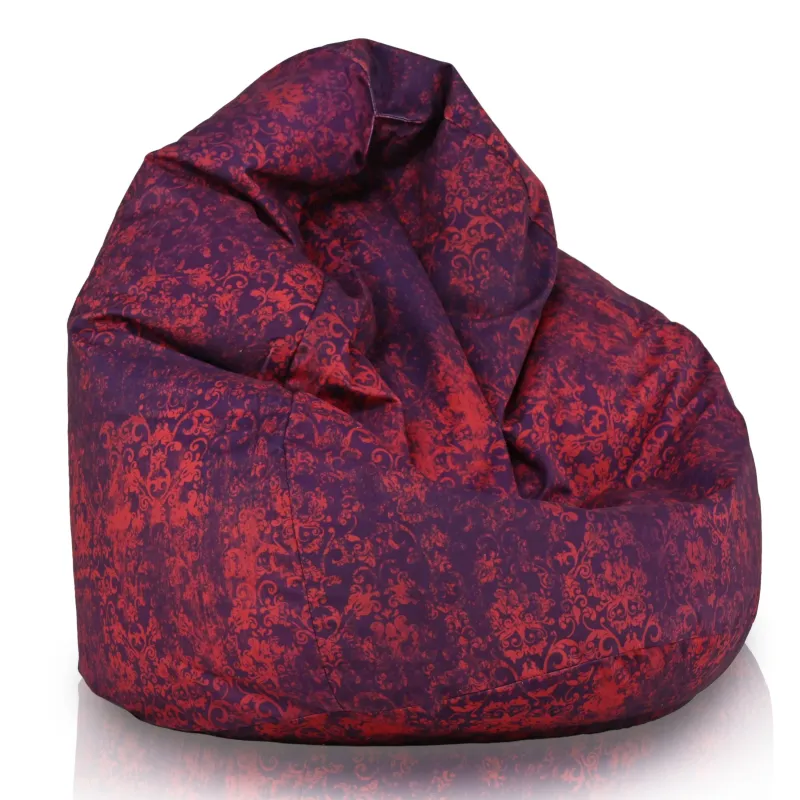 Pouf Poire L pour enfants - Tissu Imprimé Premium – vue 176